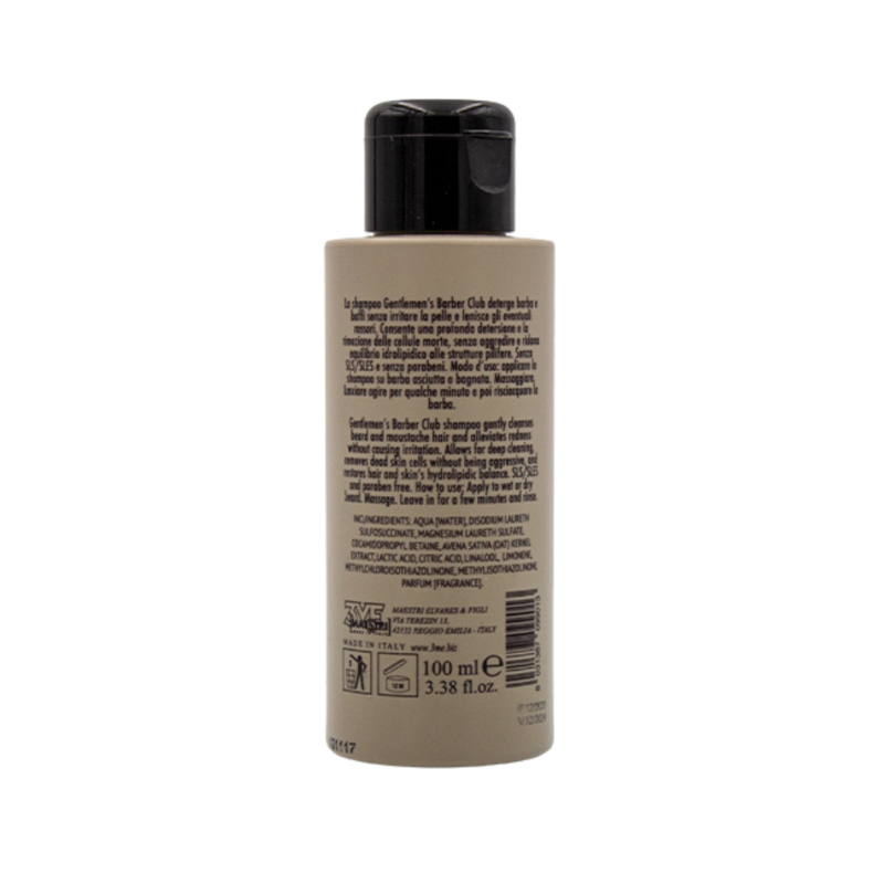 Barber Club Beard And Moustache Shampoo 100ML - Image 2