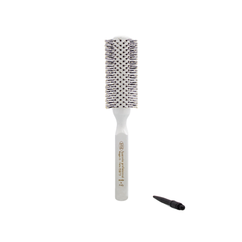 white Hair Brush with Nylon Bristles (3 DIFFERENT SIZES) - Image 2