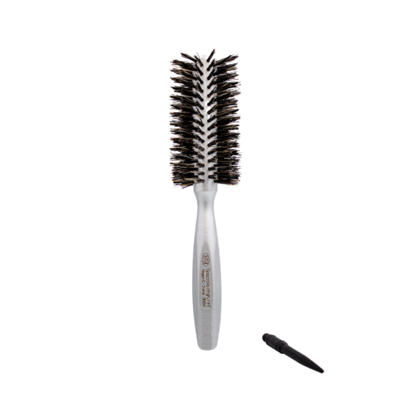 Silver Reinforced PURE Bristles Brush (4 DIFFERENT SIZES) - Image 2