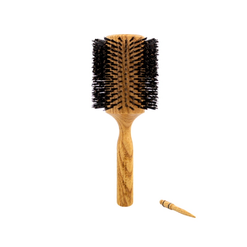 Hair Brush With Black Nylon Bristles (14103)