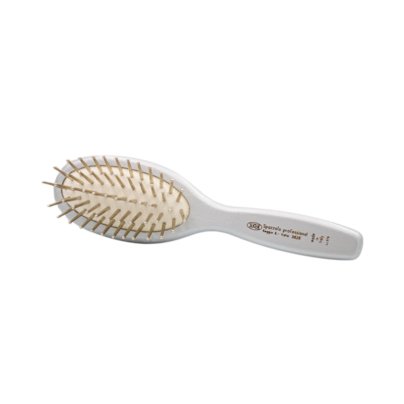 Silver Small Oval Brush (3828)