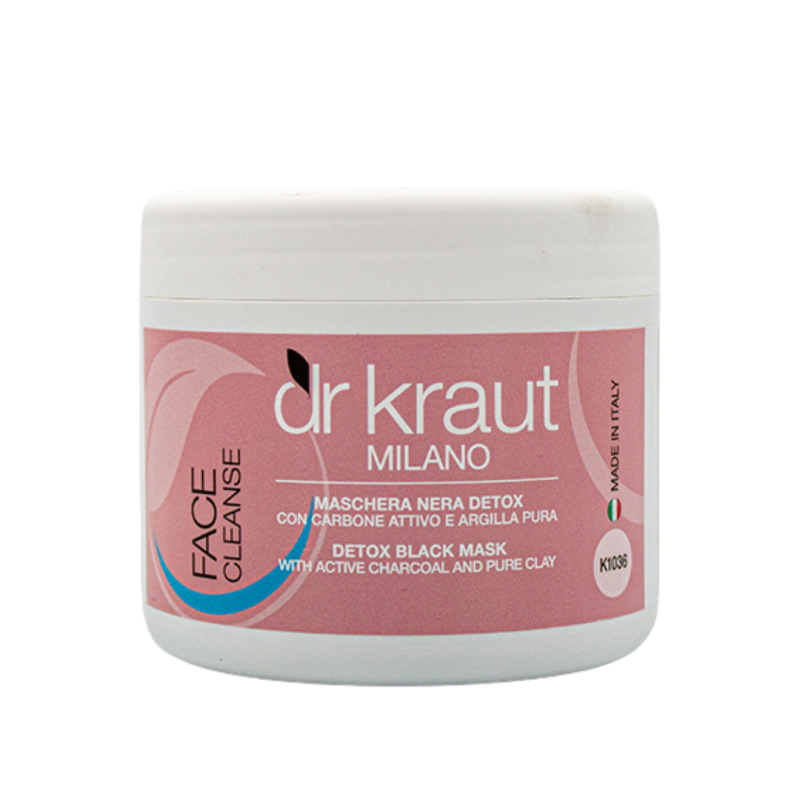 Detox Black Mask With Active Charcoal And Pure Clay K1036