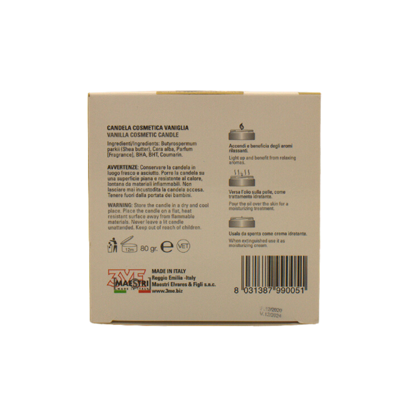 3me Perfumed Massage Candle 80gms / 5 FLAVORS OF SCENT - Image 2