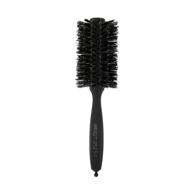 Hair Brush Rubber Touch- Black (6 DIFFERENT SIZES) - Image 5