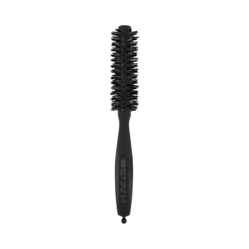 Hair Brush Rubber Touch- Black (6 DIFFERENT SIZES)