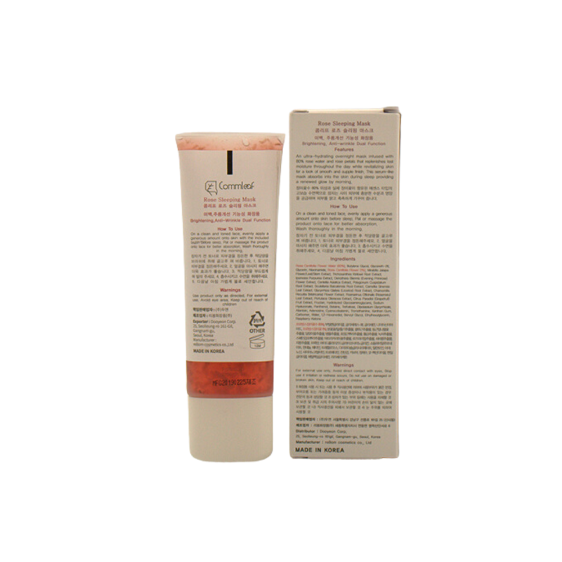 COMMLEAF ROSE SLEEPING MASK 50ML - Image 2