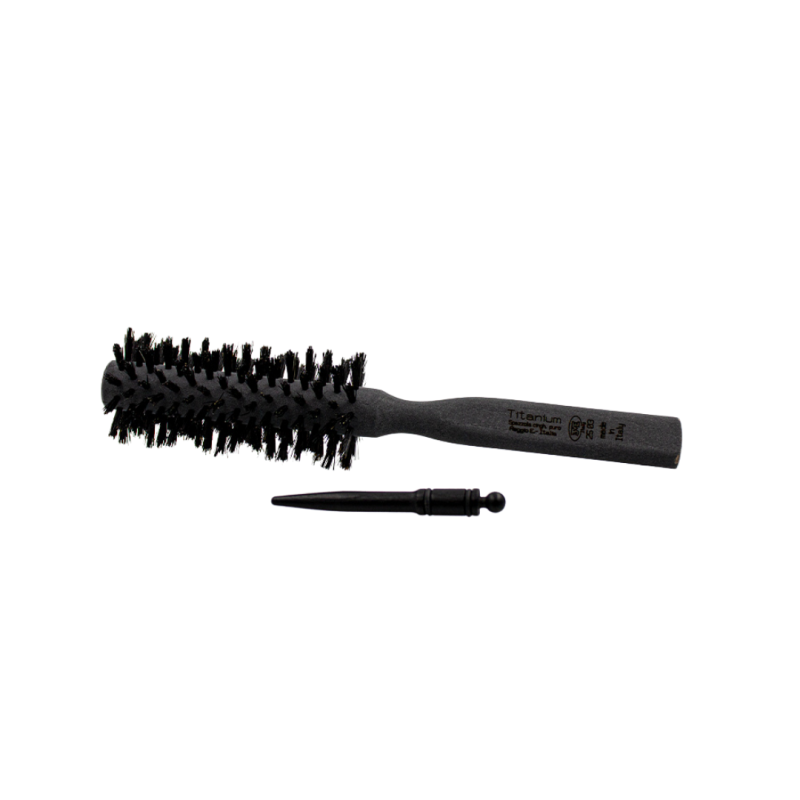 Round Brush With PURE Bristles  ( 4 Different Sizes )