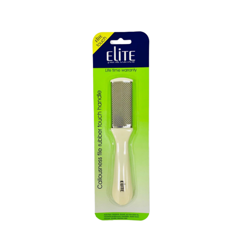 Elite Professional Callus Foot File Rubber Touch