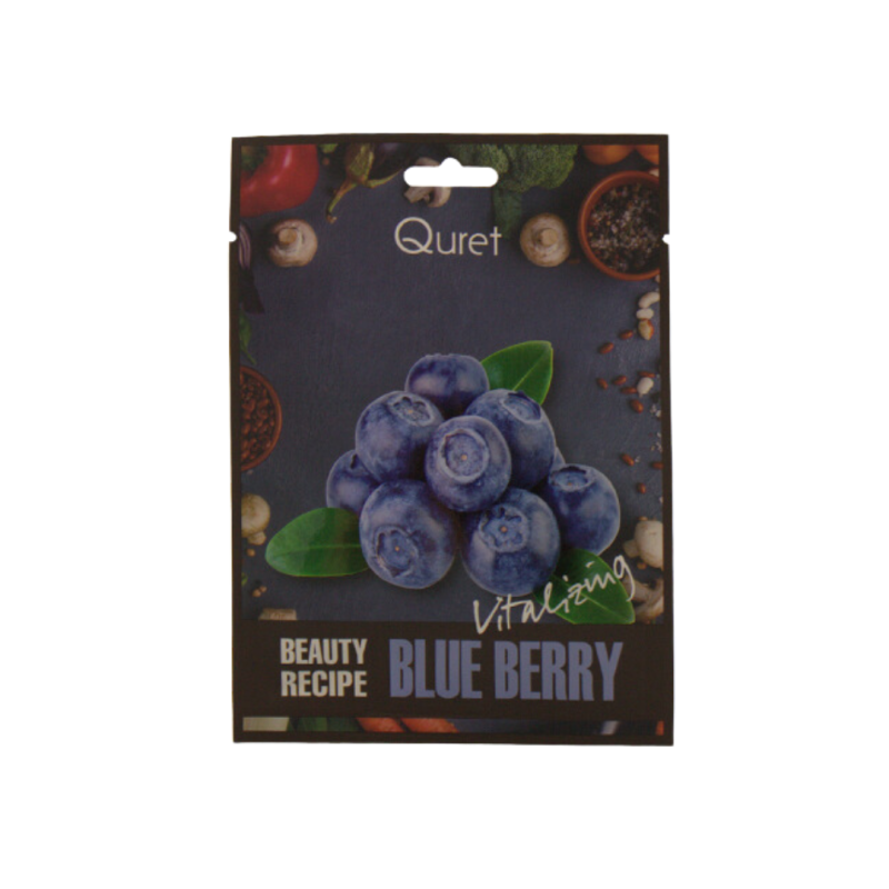 Quret Beauty Recipe Mask - Blueberry (Vitalizing)