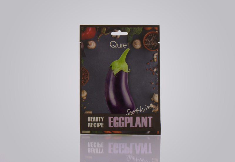 "Quret Beauty Recipe Mask  - Eggplant [Soothing]"