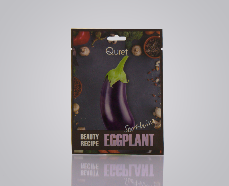 "Quret Beauty Recipe Mask  - Eggplant [Soothing]"