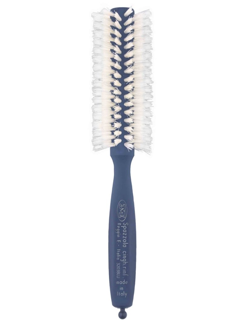 3ME NAVY BLUE BRUSH WITH PURE WHITE BRISTLES / 3 DIFFERENT SIZES