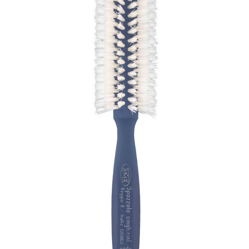 3ME NAVY BLUE BRUSH WITH PURE WHITE BRISTLES / 3 DIFFERENT SIZES