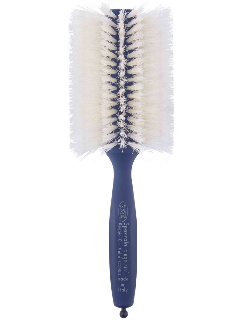 3ME NAVY BLUE BRUSH WITH PURE WHITE BRISTLES (3225BLU)